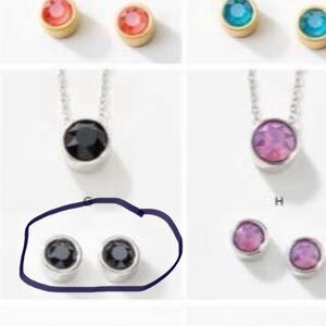 Touchstone Crystal Black Stud Earrings